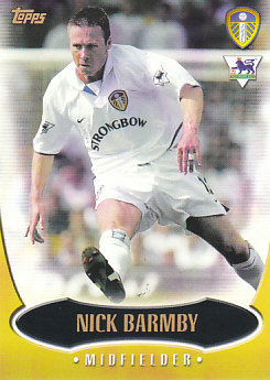 Nicky Barmby Leeds United 2003 Topps Premier Gold #LU1